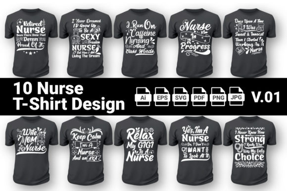 A Design Review for the Nurse T-Shirt Bundle Vol 1