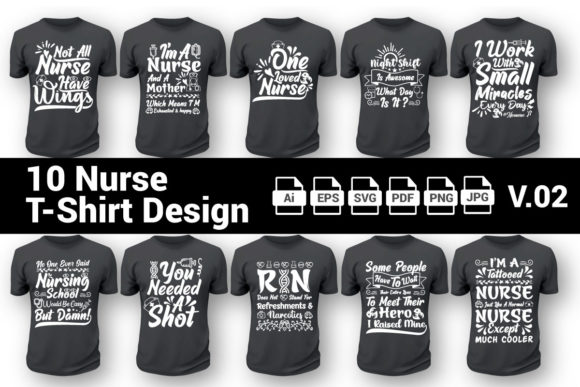 Beyond the Bundle: A Designer's Look at Nurse T-Shirt Designs