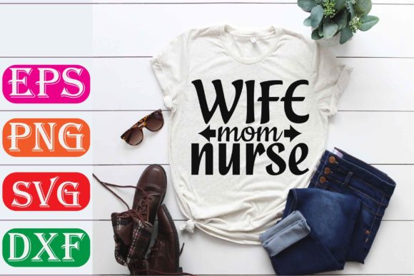 Mother Svg Design: A Versatile Wife Mom Nurse Embroidery