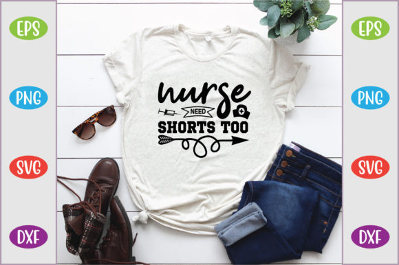 Nurse Need Shorts Too: A Versatile Embroidery Design